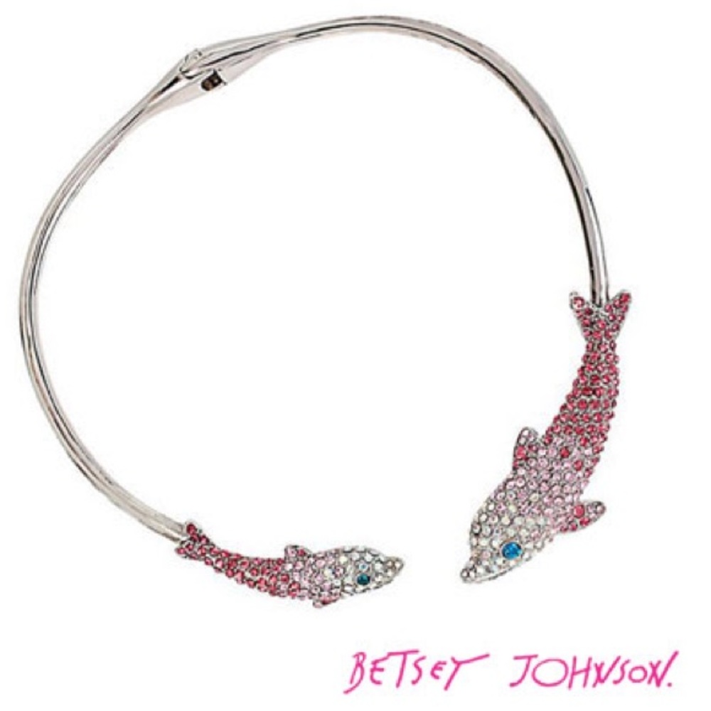 Betsey Johnson dolphin necklace